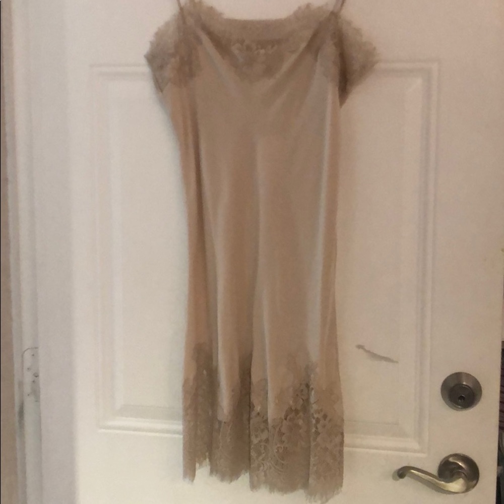 Lace slip dress